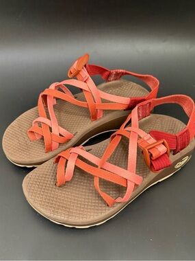 CHACO ZX/2 Cloud Peach/Rust Dual Straps Hiking Outdoor Women’s Sandals Size 6